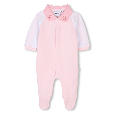 Polo-neck paneled pajamas BOSS GIRL