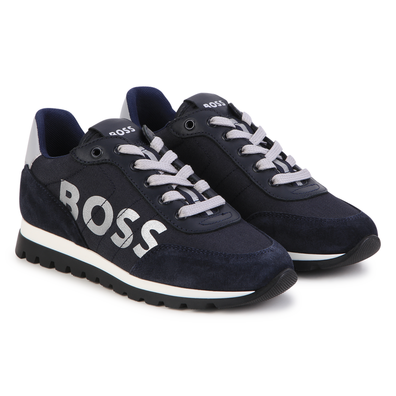 BOSS Lace up leather sneakers