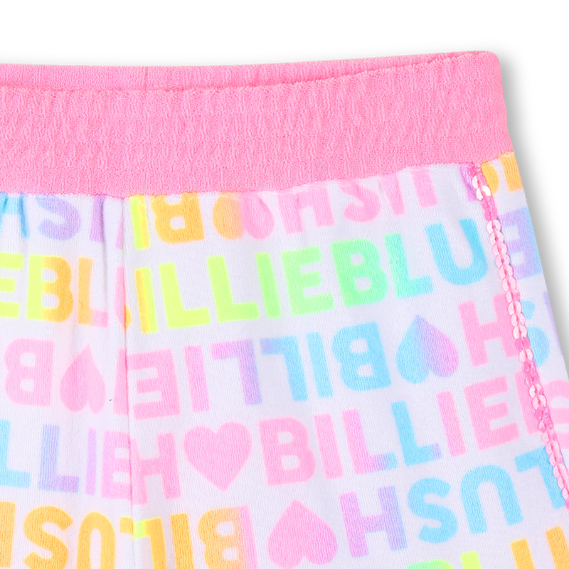 Printed terry-cloth shorts BILLIEBLUSH 
                        GIRL