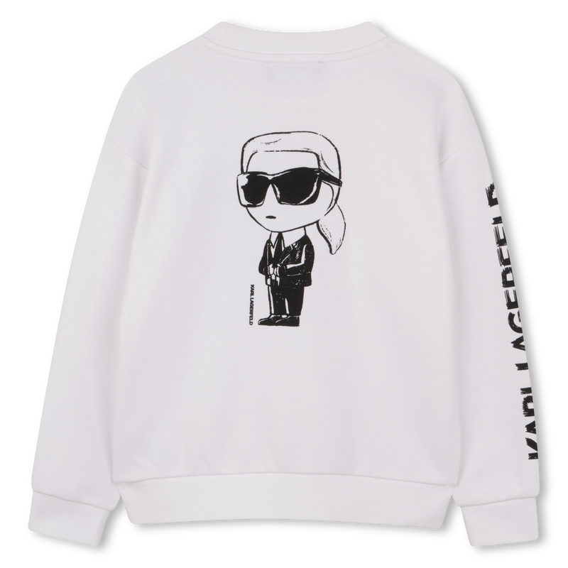 Printed Sweatshirt KARL LAGERFELD KIDS 
                        BOY