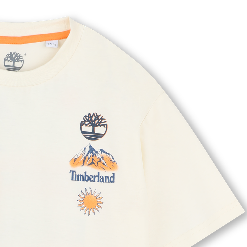 Loose mountain-print T-shirt TIMBERLAND 
                        BOY