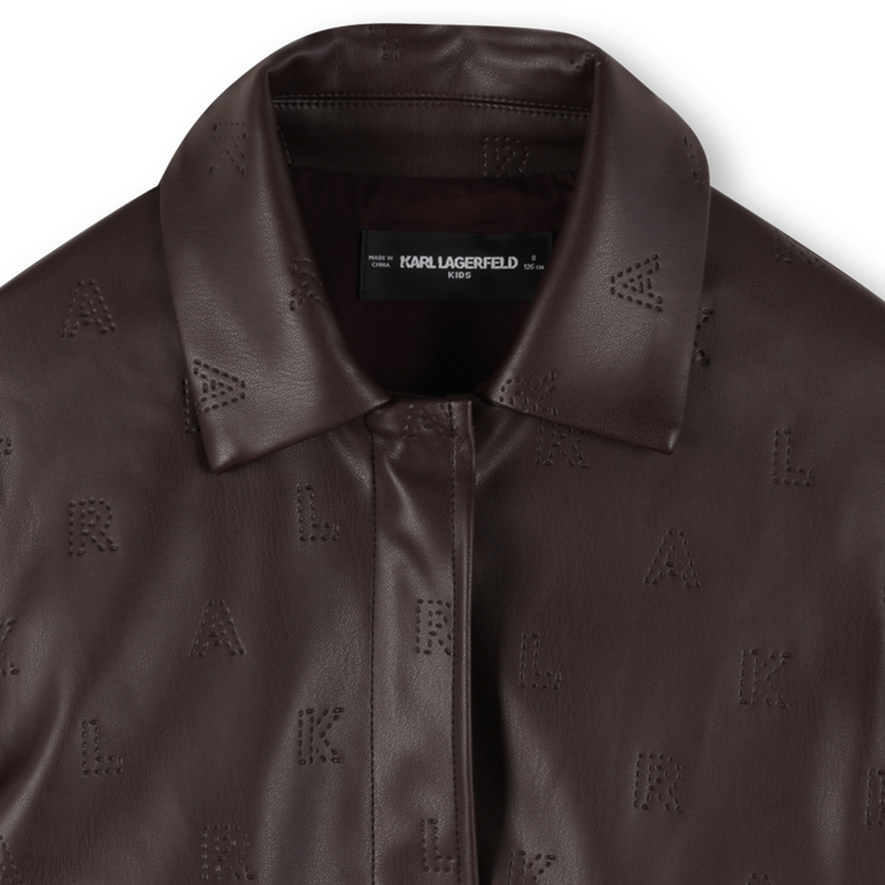 Jacket with zip closure KARL LAGERFELD KIDS 
                    GIRL