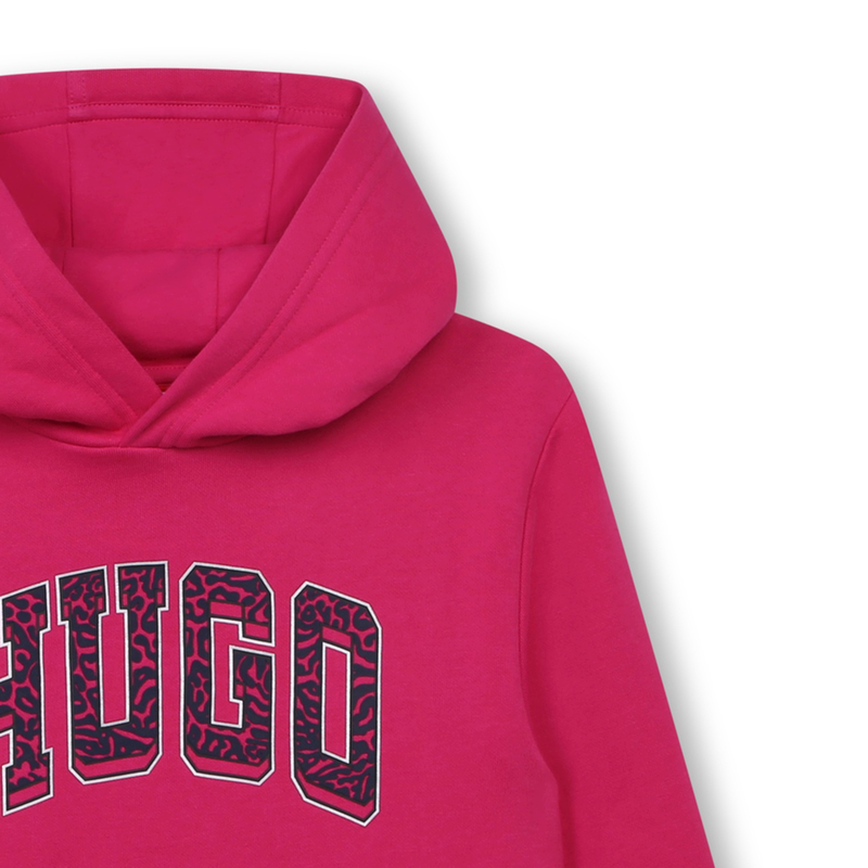 Kangaroo Pocket Fleece Dress HUGO 
                    GIRL