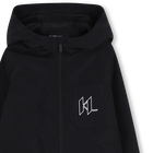 Hooded Windbreaker KARL LAGERFELD KIDS 
                    BOY