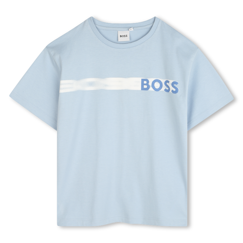 Cotton T-Shirt & Shorts BOSS 
                        BOY