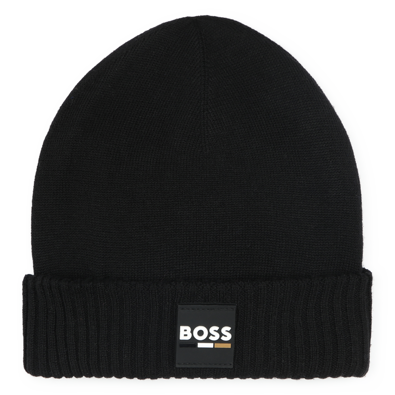 Knitted Fold-Up Beanie BOSS 
                        BOY