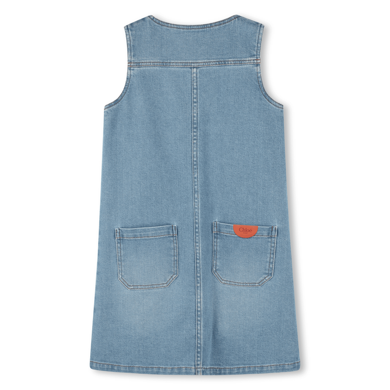 Sleeveless denim dress CHLOE 
                    GIRL
