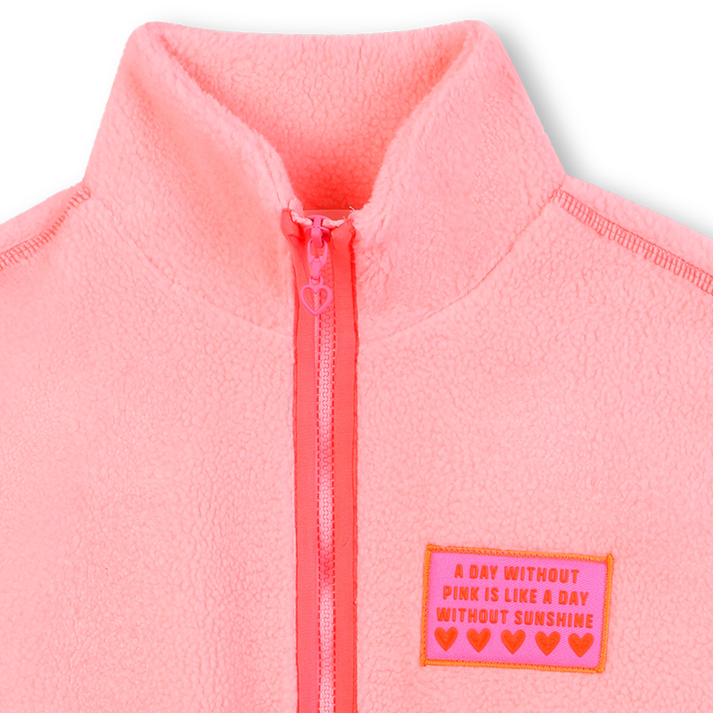 Fleece sleeveless jacket BILLIEBLUSH 
                    GIRL
