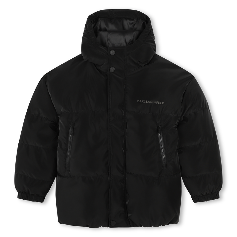 Water-Repellent Hooded Puffer KARL LAGERFELD KIDS 
                        BOY