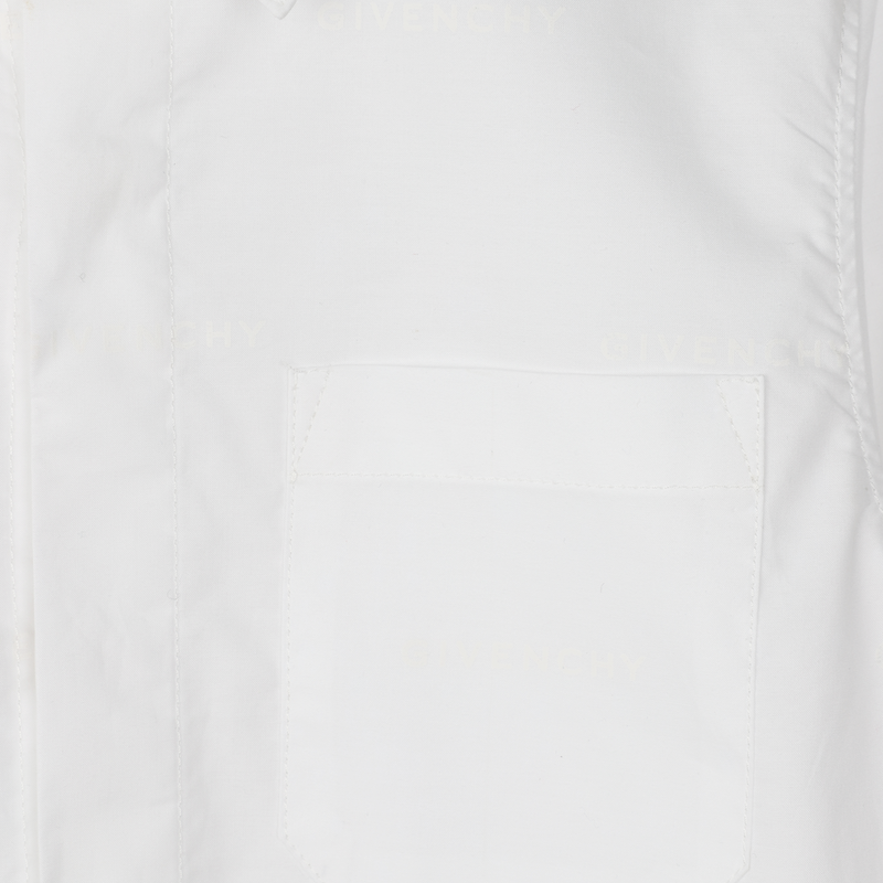 Printed Poplin Shirt GIVENCHY 
                    BOY