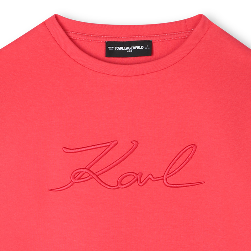 Long sleeve dress KARL LAGERFELD KIDS 
                    GIRL
