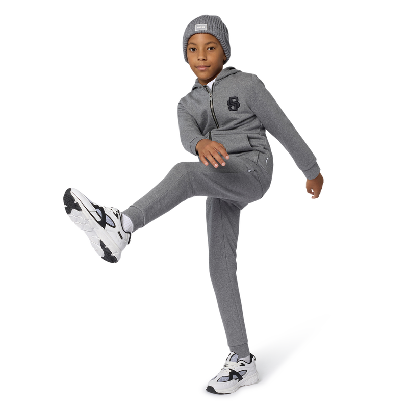 Knitted hat with badge BOSS 
                        BOY