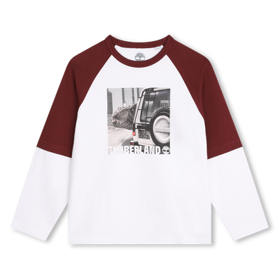 Two-Tone Graphic Print T-Shirt TIMBERLAND BOY