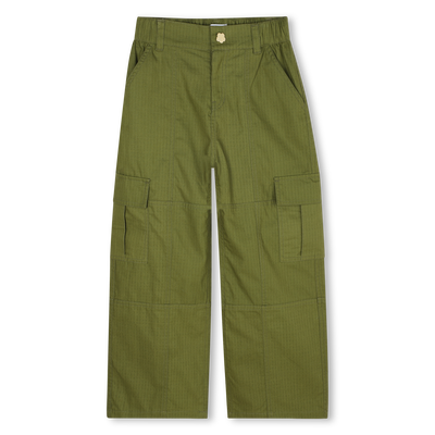 Cotton trousers KENZO KIDS GIRL