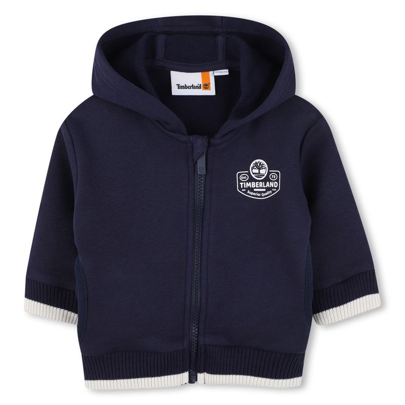 Hooded jogging cardigan TIMBERLAND 
                    BOY