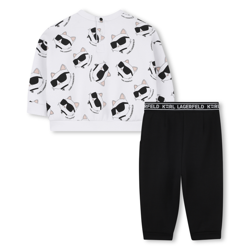 Sweatshirt and pants set KARL LAGERFELD KIDS 
                    GIRL