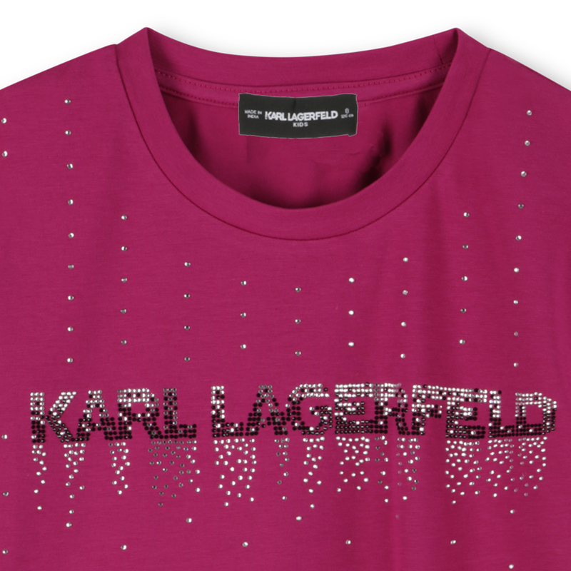 Short-sleeved T-shirt KARL LAGERFELD KIDS 
                        GIRL
