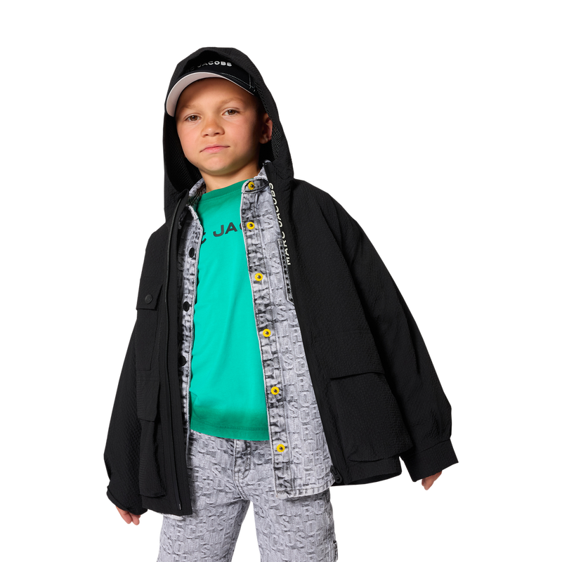 Hooded Windbreaker MARC JACOBS 
                        BOY