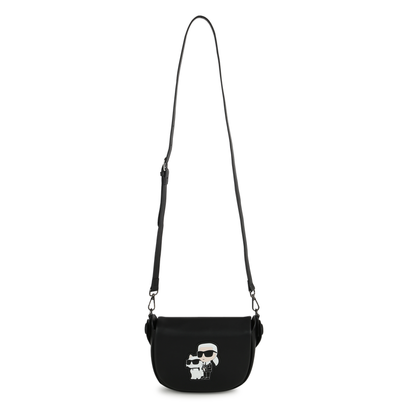 Coated Fabric Shoulder Bag