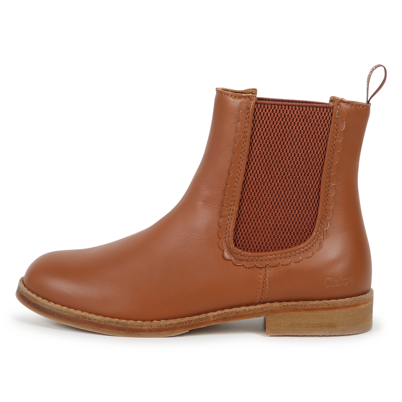 Leather Ankle Boots CHLOE 
                    GIRL