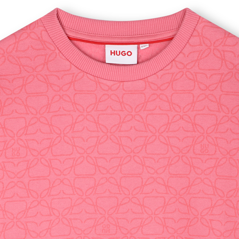 Brushed fleece dress HUGO 
                    GIRL