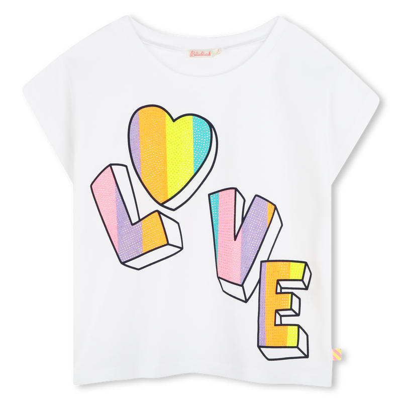 Loose T-shirt with studs BILLIEBLUSH 
                        GIRL