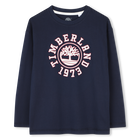 Long sleeve t-shirt, NAVY, hi-res