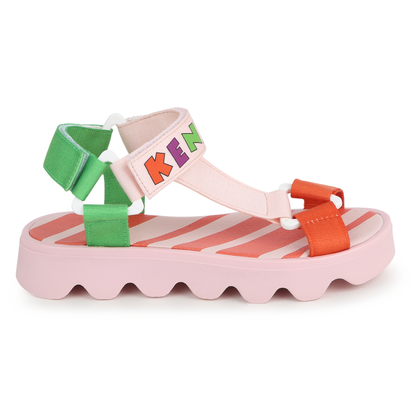 Velcro buckle sandals
