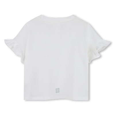 T-shirt with ruffles GIVENCHY GIRL