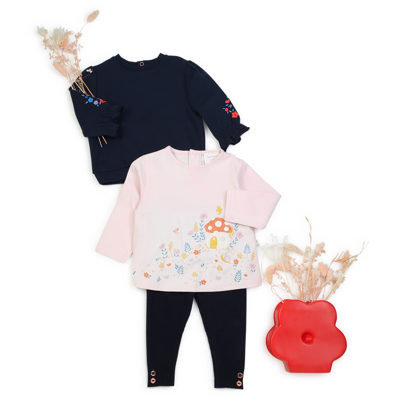 Floral Embroidered Sweatshirt CARREMENT BEAU 
                    GIRL
