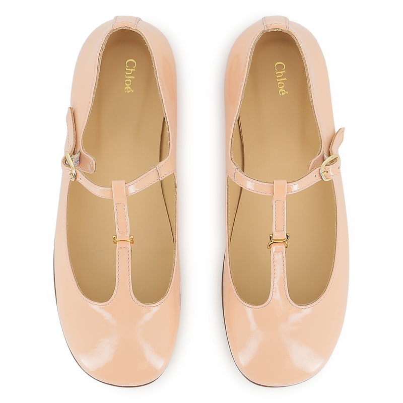 Cowhide ballerinas CHLOE 
                    GIRL
