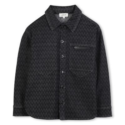 Denim overshirt LANVIN BOY
