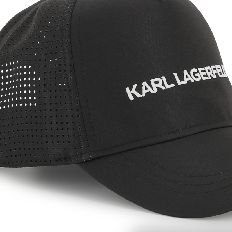 Adjustable embroidered cap KARL LAGERFELD KIDS 
                        BOY