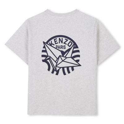Short-Sleeved Cotton T-Shirt KENZO KIDS BOY