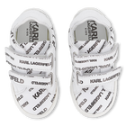 Leather Velcro sneakers KARL LAGERFELD KIDS 
                    UNISEX