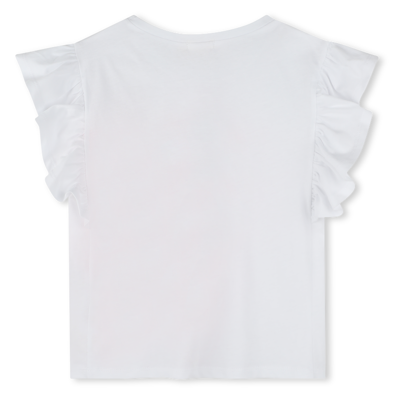 T-shirt with frilled sleeves BILLIEBLUSH 
                        GIRL