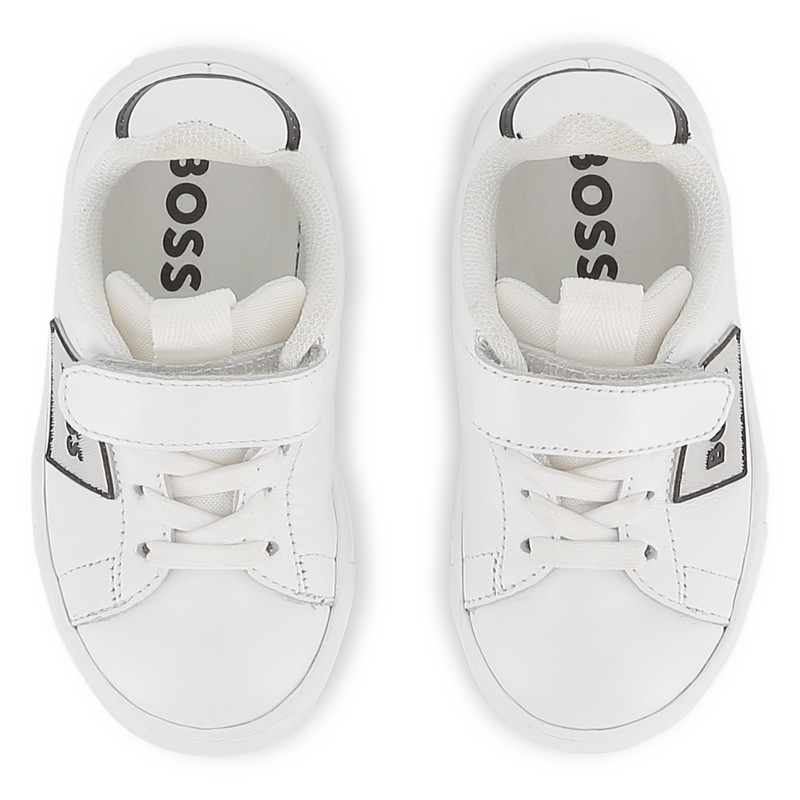 Cowhide leather sneakers BOSS 
                    BOY