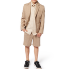 Cotton & linen Bermuda shorts BOSS 
                    BOY
