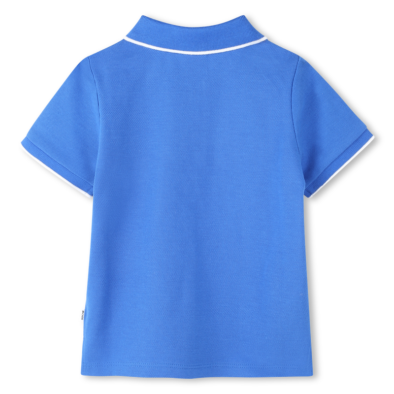Plain Cotton Piqué Polo BOSS 
                    BOY