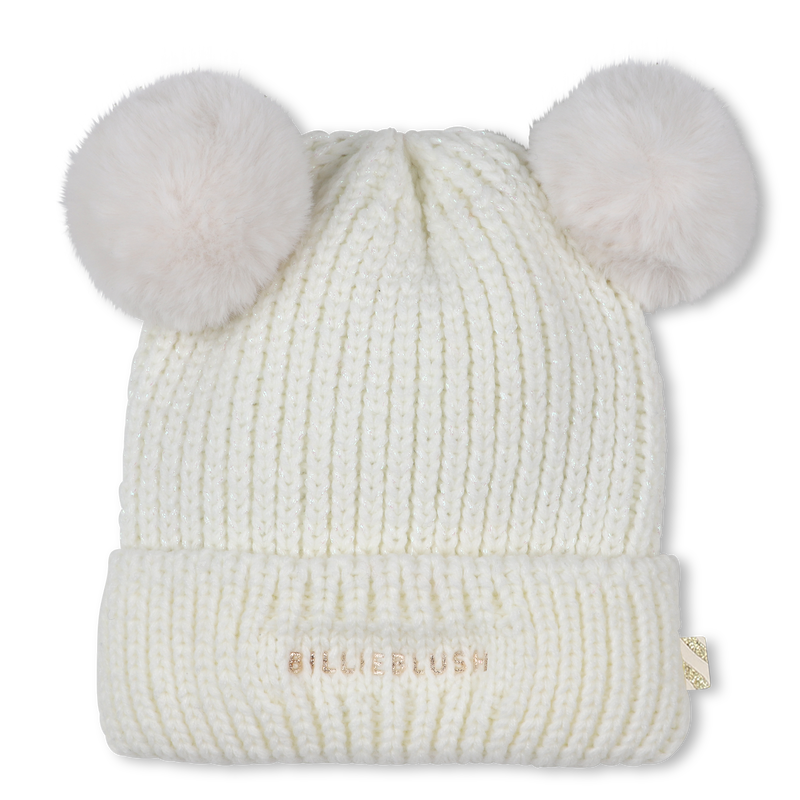 Double pompom beanie BILLIEBLUSH 
                        GIRL