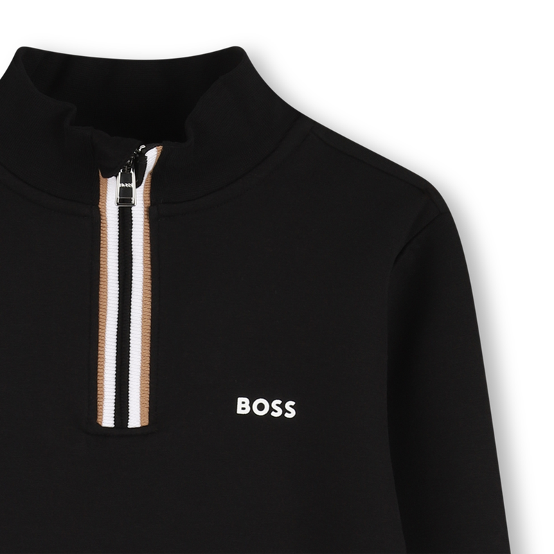 Zip-up stand-up sweatshirt BOSS 
                    BOY