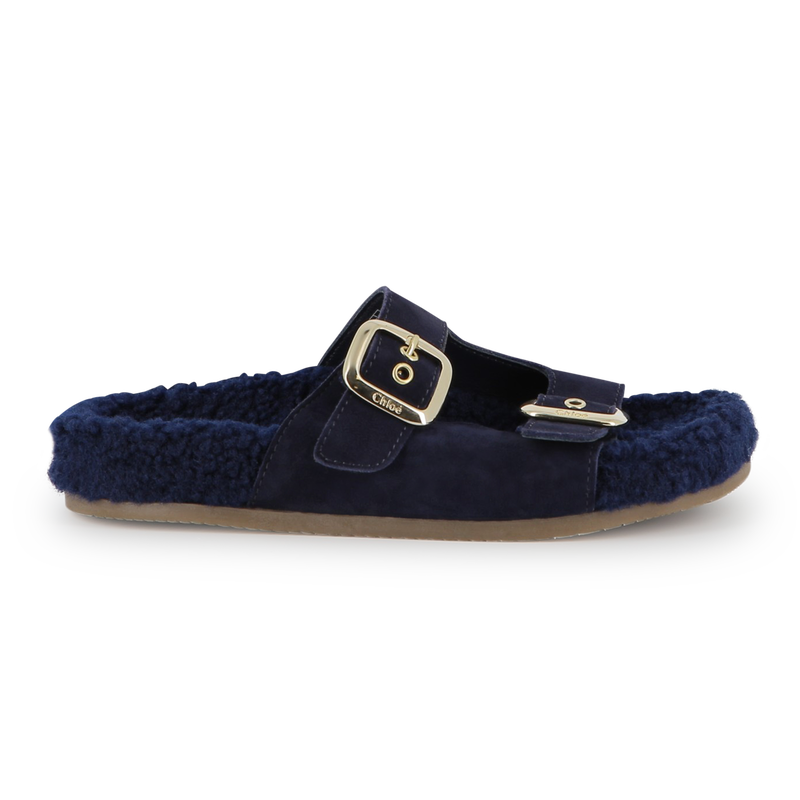 Cow suede leather sandals CHLOE 
                        GIRL