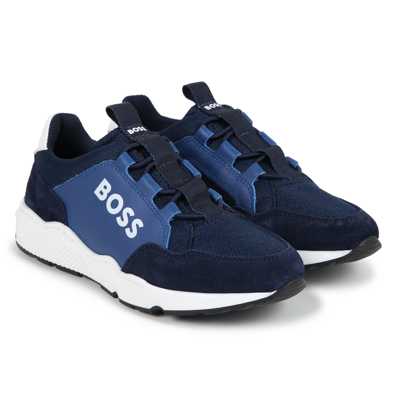 Elasticated Lace-Up Sneakers BOSS 
                    BOY