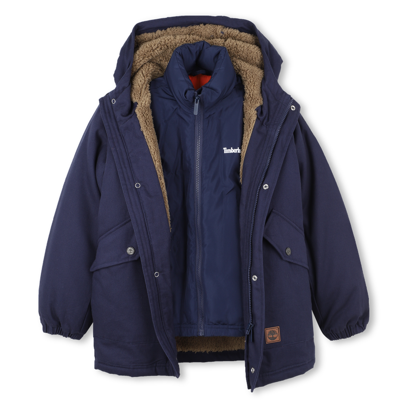 Cotton canvas parka TIMBERLAND 
                        BOY