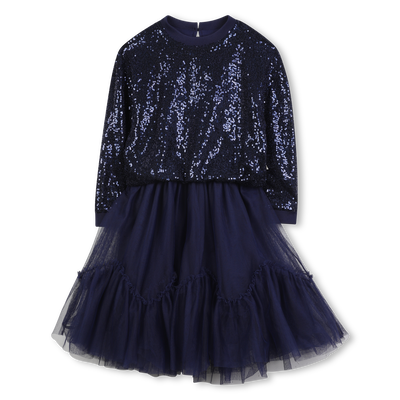 Bi-material dress BILLIEBLUSH GIRL