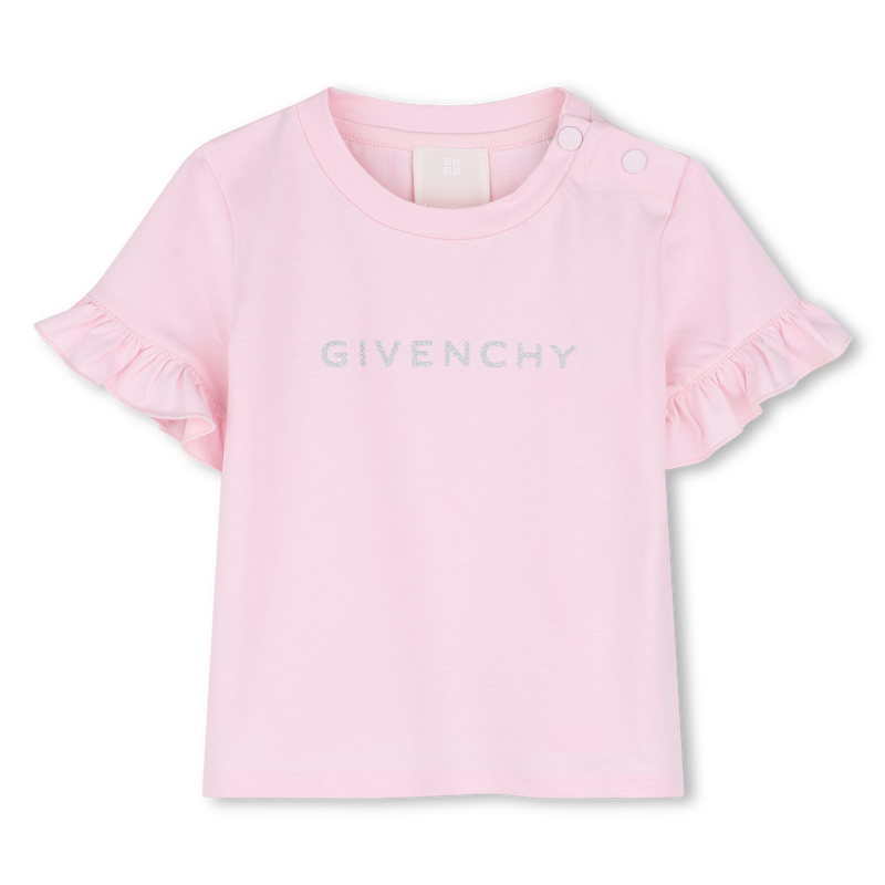 T-shirt with ruffles GIVENCHY 
                        GIRL