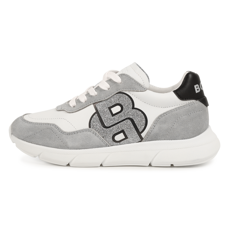 Lace-Up Leather Sneakers BOSS 
                        GIRL