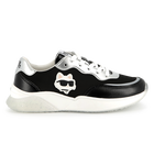 Lace-up sneakers with badge KARL LAGERFELD KIDS 
                    GIRL
