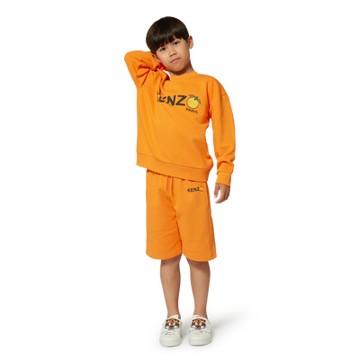 Fleece Bermuda shorts KENZO KIDS BOY