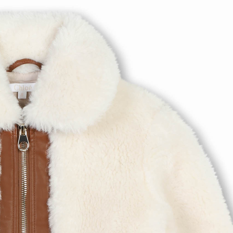 Fluffy Fleece Bomber Jacket CHLOE 
                    GIRL